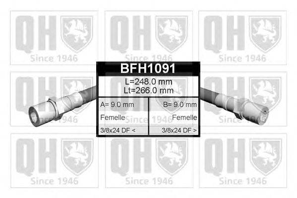 Тормозной шланг QUINTON HAZELL BFH1091