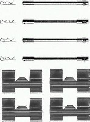 Комплектующие, колодки дискового тормоза MINTEX MBA967