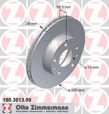 Тормозной диск ZIMMERMANN 180.3013.00