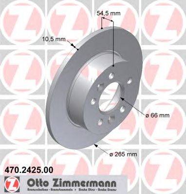 Тормозной диск ZIMMERMANN 470242500