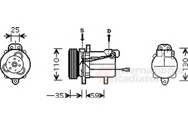 Компрессор, кондиционер SCHLIECKMANN 6052K069