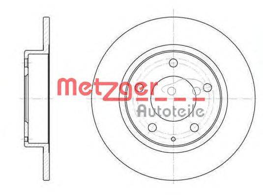 Тормозной диск METZGER 620600