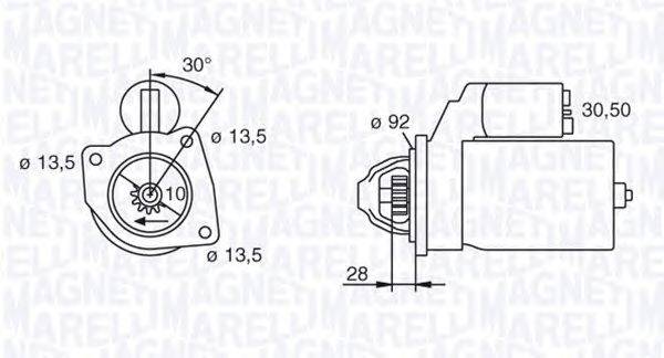 Стартер MAGNETI MARELLI 063227593010