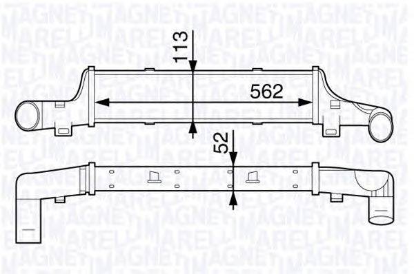 Интеркулер MAGNETI MARELLI 351319202180