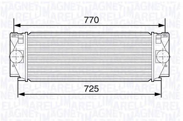 Интеркулер MAGNETI MARELLI 351319203630