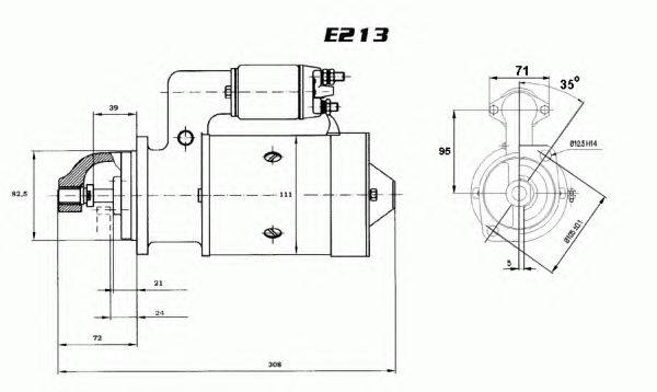 Стартер EFEL 100104