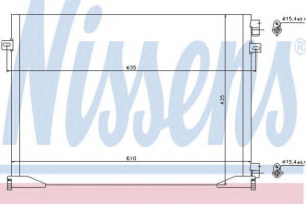 Конденсатор, кондиционер NISSENS 940109