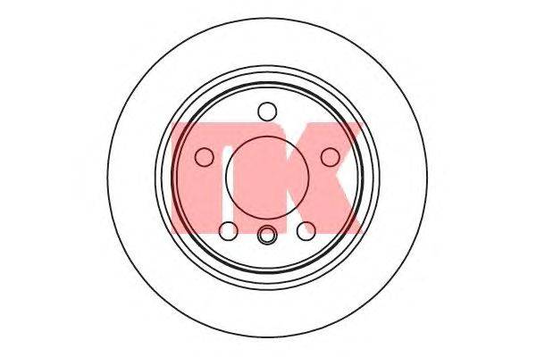 Тормозной диск NK 2015102