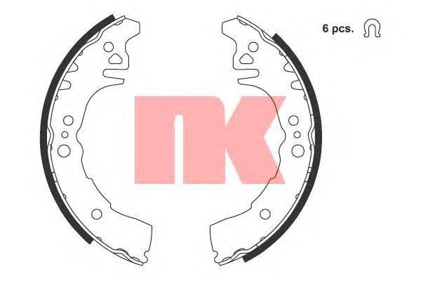 Комплект тормозных колодок NK 2745795