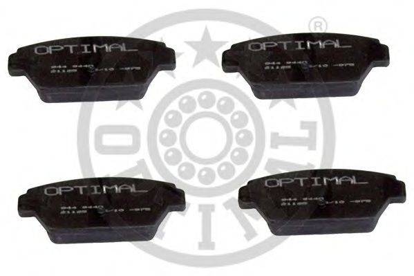 Комплект тормозных колодок, дисковый тормоз OPTIMAL 21125