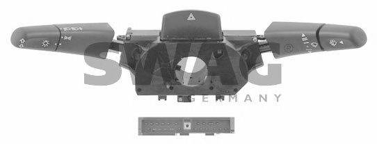 Выключатель, головной свет; Мигающий указатель; Переключатель стеклоочистителя; Выключатель на колонке рулевого управления SWAG 10 93 1204