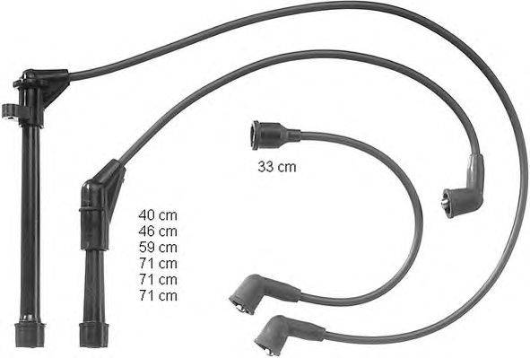 Комплект проводов зажигания BERU ZEF893