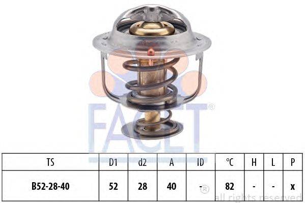 Термостат, охлаждающая жидкость FACET 7.8383S