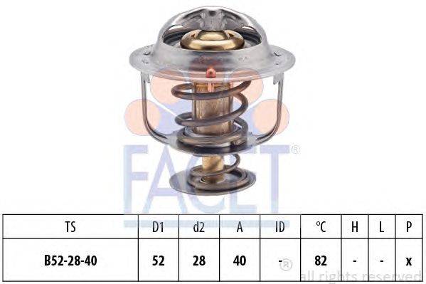 Термостат, охлаждающая жидкость FACET 7.8438