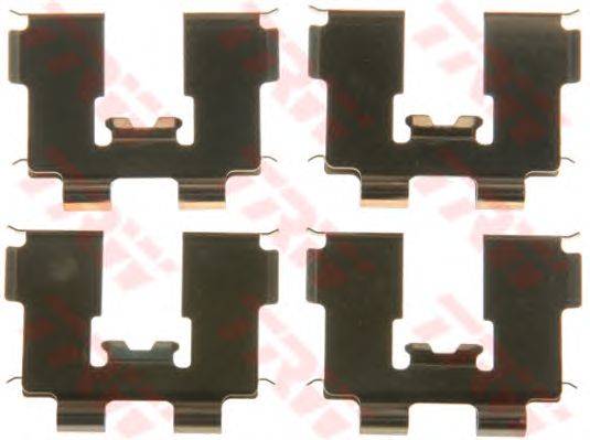 Комплектующие, колодки дискового тормоза TRW PFK564