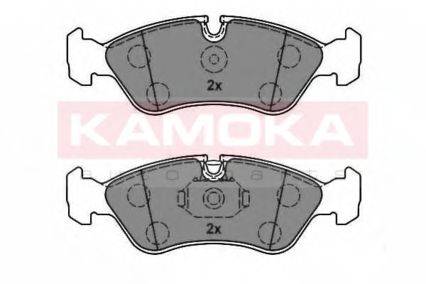 Комплект тормозных колодок, дисковый тормоз KAMOKA 1012134