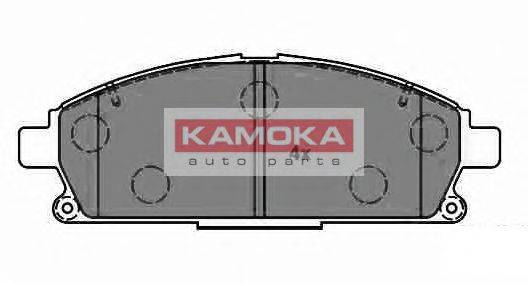 Комплект тормозных колодок, дисковый тормоз KAMOKA 23421