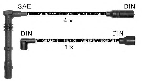 Комплект проводов зажигания BBT ZK1876