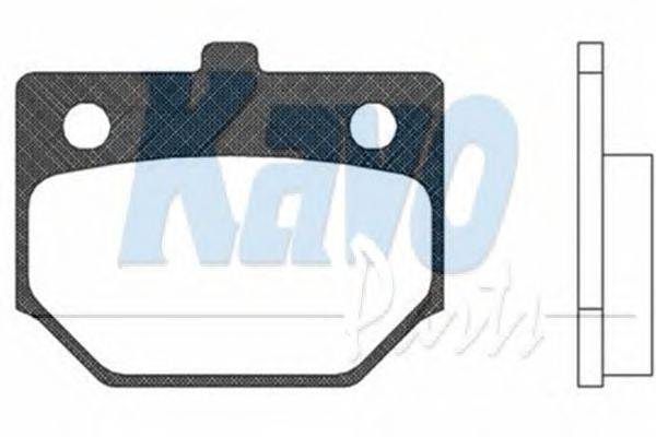 Комплект тормозных колодок, дисковый тормоз KAVO PARTS BP-1512