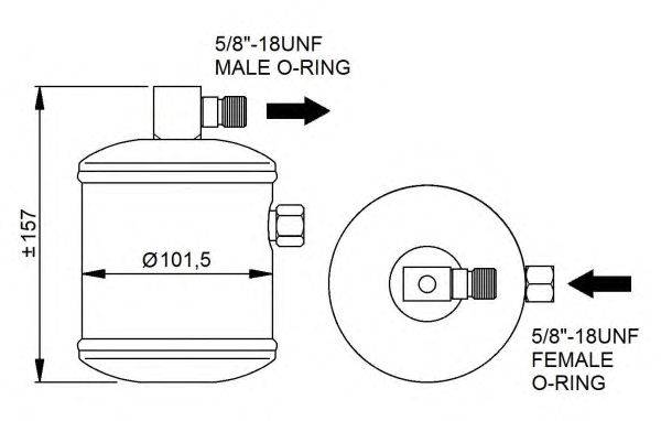 Осушитель, кондиционер NRF 33336