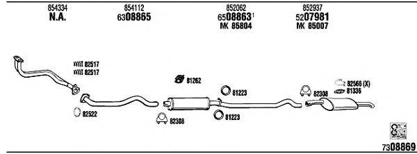 Система выпуска ОГ WALKER OP40023