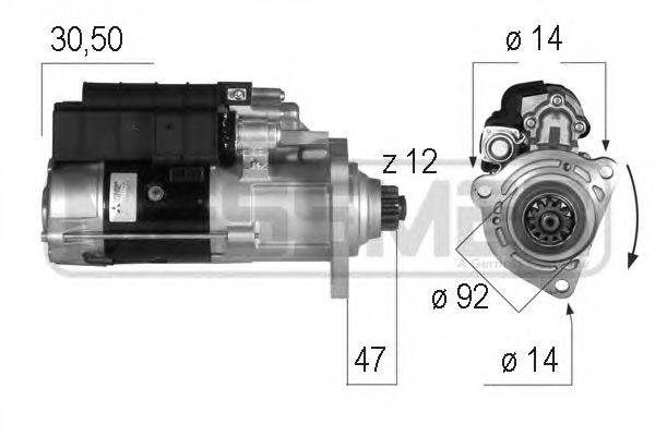 Стартер AD KÜHNER 254706