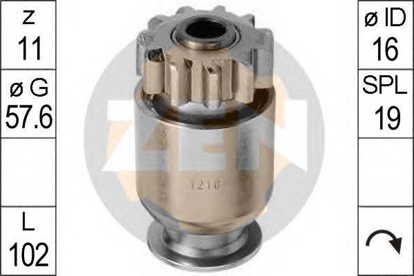 Привод с механизмом свободного хода, стартер ERA 1210