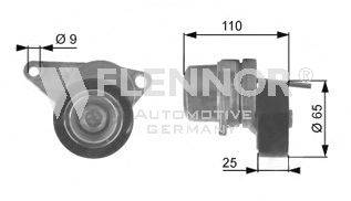 Натяжной ролик, поликлиновой  ремень FLENNOR FS22963