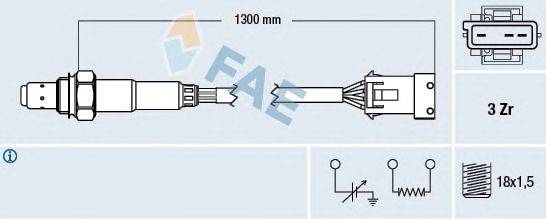 Лямбда-зонд FAE 77370