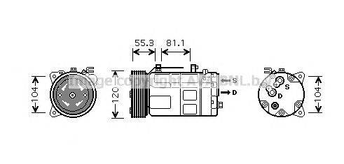 Компрессор, кондиционер AVA QUALITY COOLING AIK222