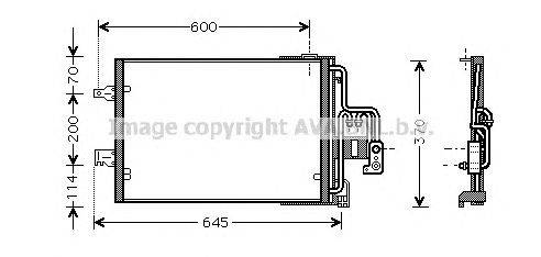 Конденсатор, кондиционер AVA QUALITY COOLING OL5385