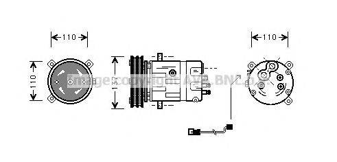 Компрессор, кондиционер AVA QUALITY COOLING OLAK290