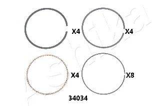 Поршневое кольцо ASHIKA 3434034