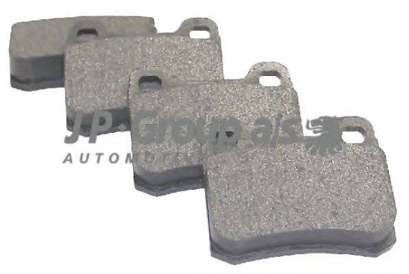 Комплект тормозных колодок, дисковый тормоз JP GROUP 1363700110