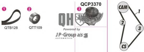 Водяной насос + комплект зубчатого ремня JP GROUP QBPK1280