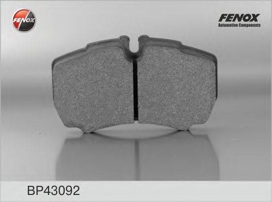 Комплект тормозных колодок, дисковый тормоз FENOX BP43092