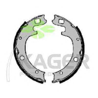 Комплект тормозных колодок KAGER 340289