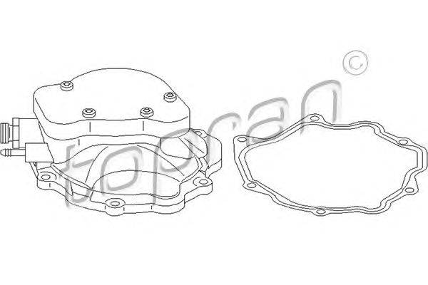 Вакуумный насос, тормозная система TOPRAN 401 273