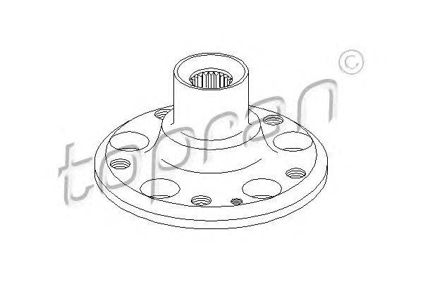 Ступица колеса TOPRAN 401765