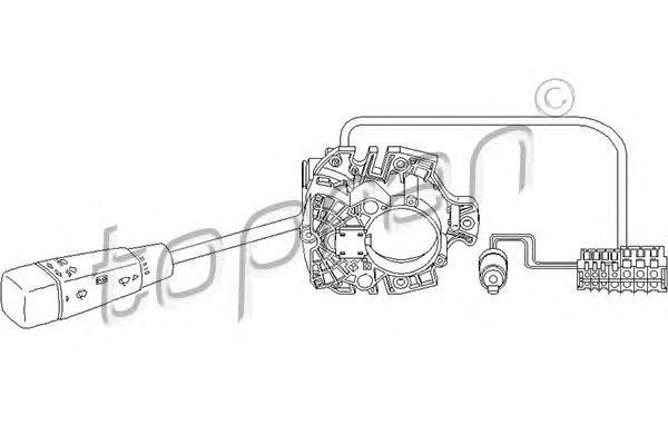 Выключатель на колонке рулевого управления TOPRAN 401640