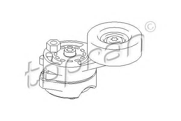 Натяжитель ремня, клиновой зубча TOPRAN 113195