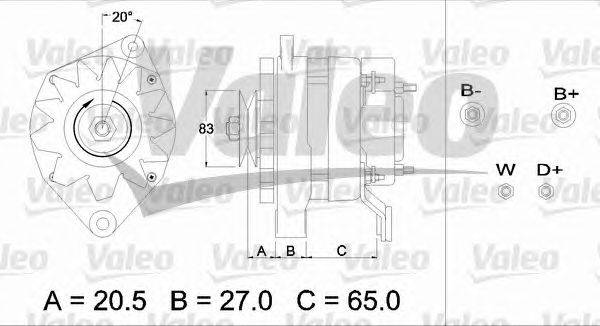 Генератор VALEO 436352