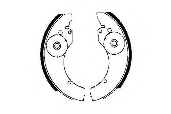 Комплект тормозных колодок E.T.F. 090579