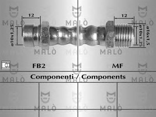 Тормозной шланг MALÒ 8046