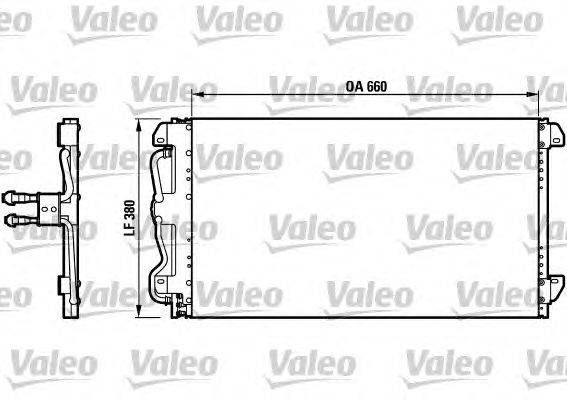 Конденсатор, кондиционер VALEO 816991