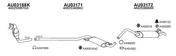 Система выпуска ОГ VENEPORTE 030032