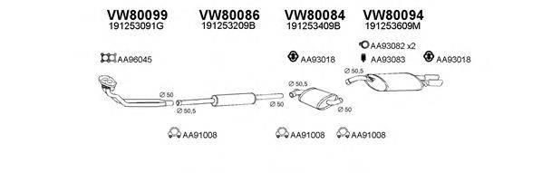 Система выпуска ОГ VENEPORTE 800035