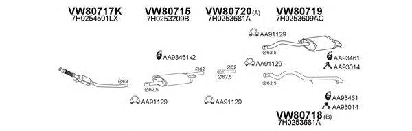 Система выпуска ОГ VENEPORTE 800501