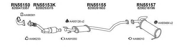 Система выпуска ОГ VENEPORTE 550546