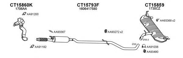 Система выпуска ОГ VENEPORTE 150646